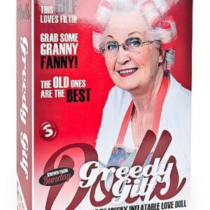 Dmuchaną lalę Figlarna Babcia